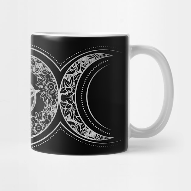 Triple Moon - Triple Goddess Ornament by Nartissima